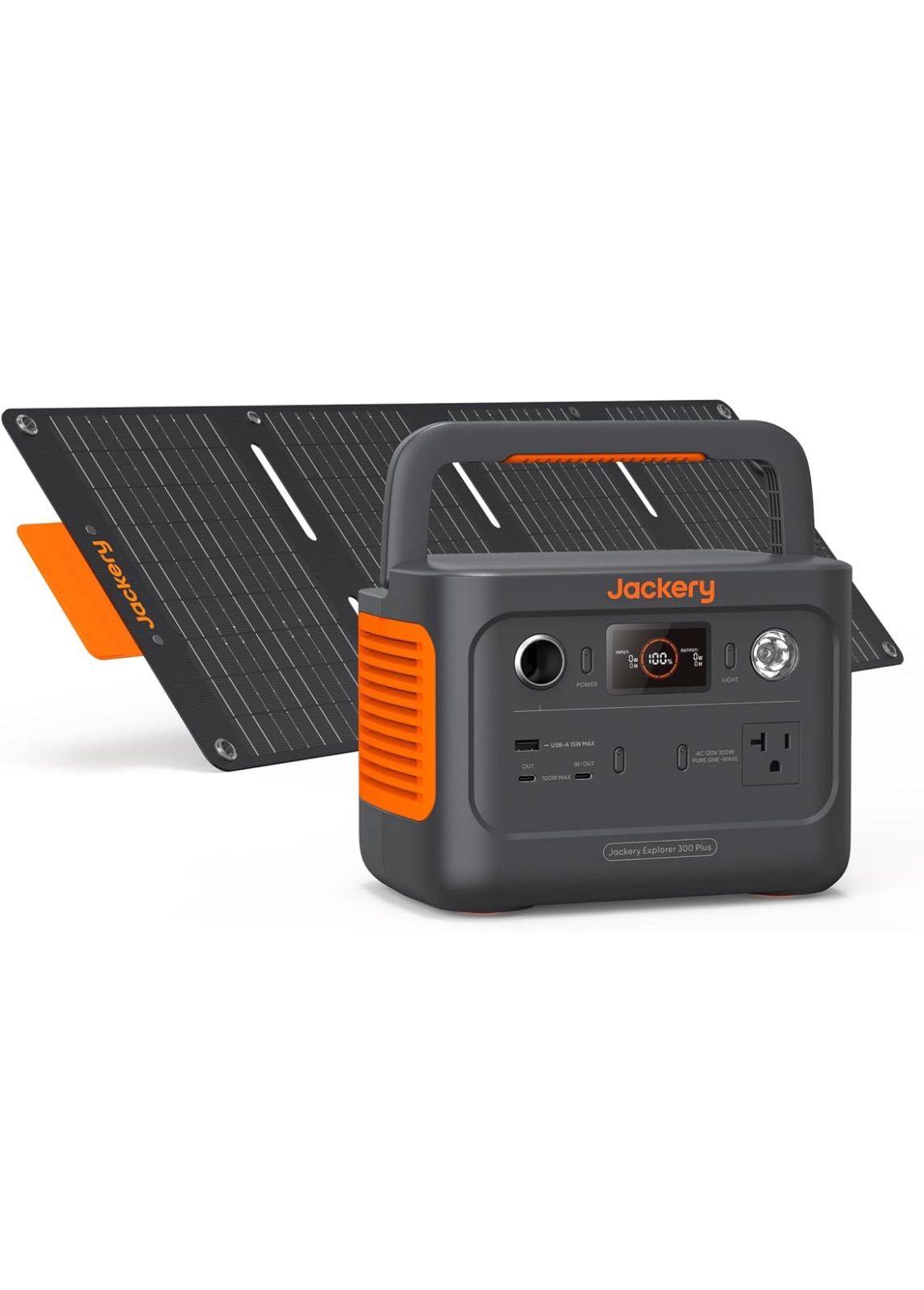 Jackery Solar Generator 300 Plus 40W Mini ポータブル電源 ソーラーパネル セット