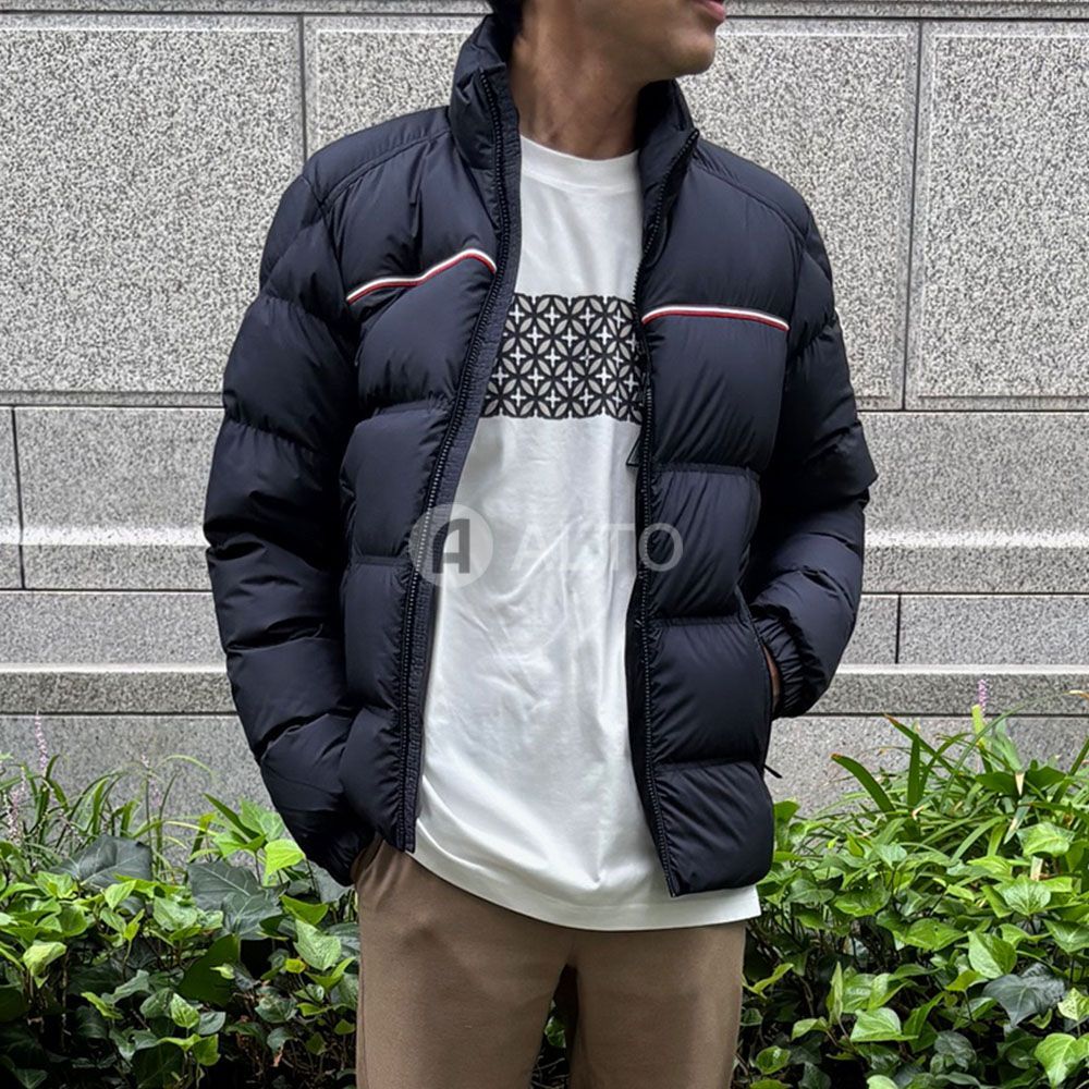 モンクレール×ロロピアーナ MONCLER 濃紺 ダウン 0 ハンガリー製 秋冬 モンクレール×ロロピアーナ MONCLER 濃紺 ダウン 0 ハンガリー製
