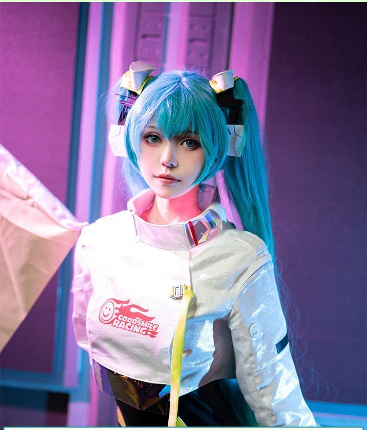 新品未使用 初音ミク レーシング コスプレ衣装 フルセット