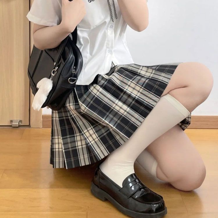 スカート スクールスカート チェック柄 制服 制服スカート 蝶ネクタイ ミニスカート 制服 女子高生 JK 衣装 JK制服 コスチューム プリーツスカート  女子高生 女子中学生 ガールズ 学生 学校 #ali490 - メルカリ