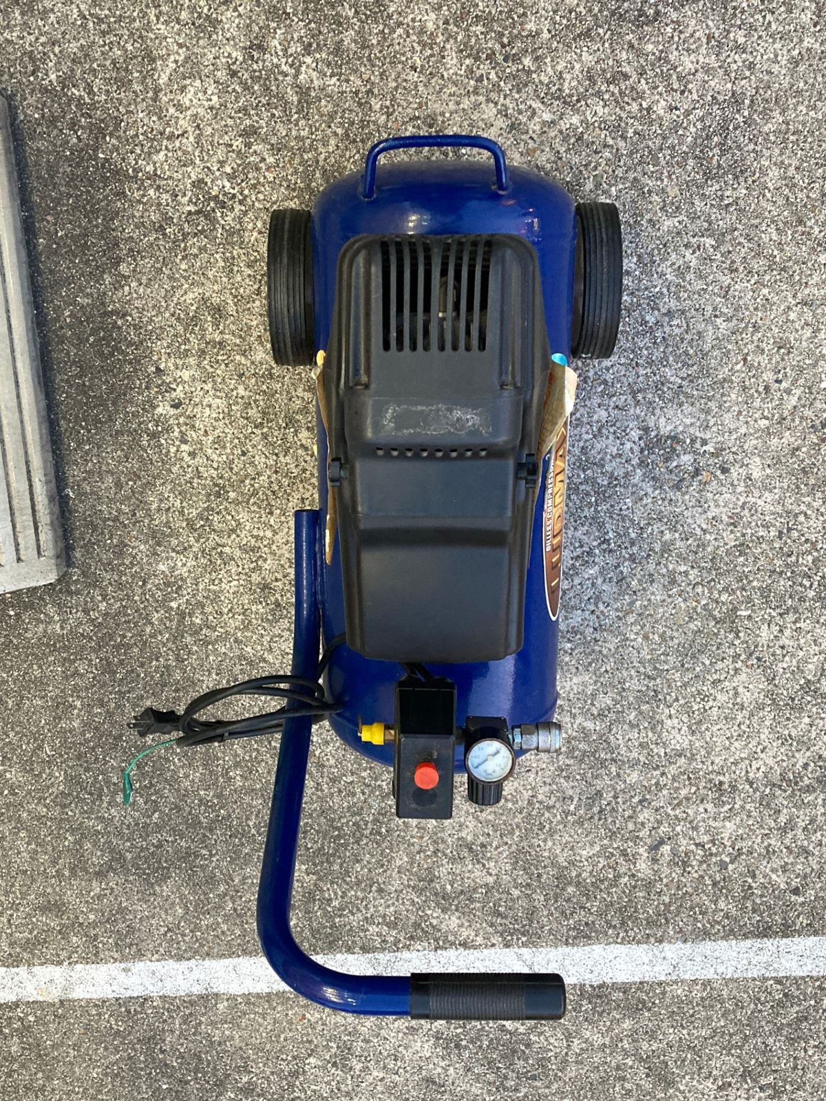 中古品】【0921】LUDMAX オイルレスエアコンプレッサ OLF-0925B