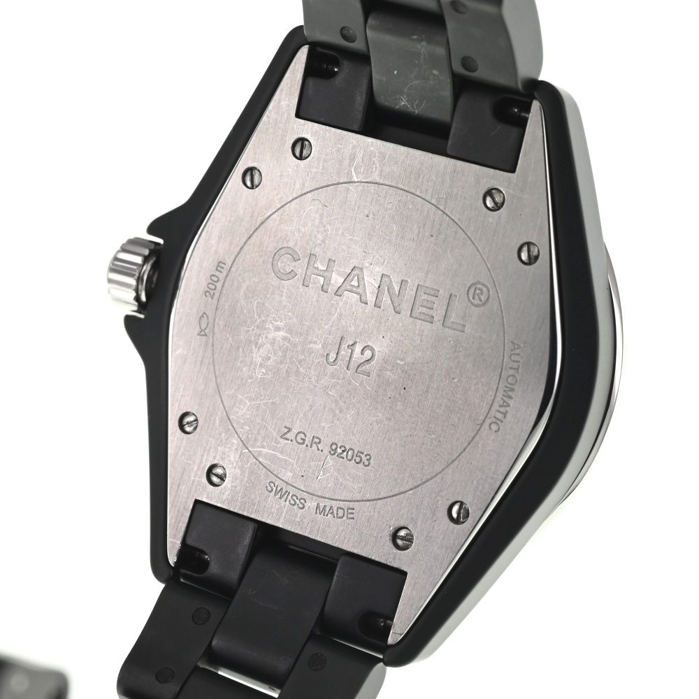CHANEL - シャネル CHANEL H3131 J12 マットブラック セラミック