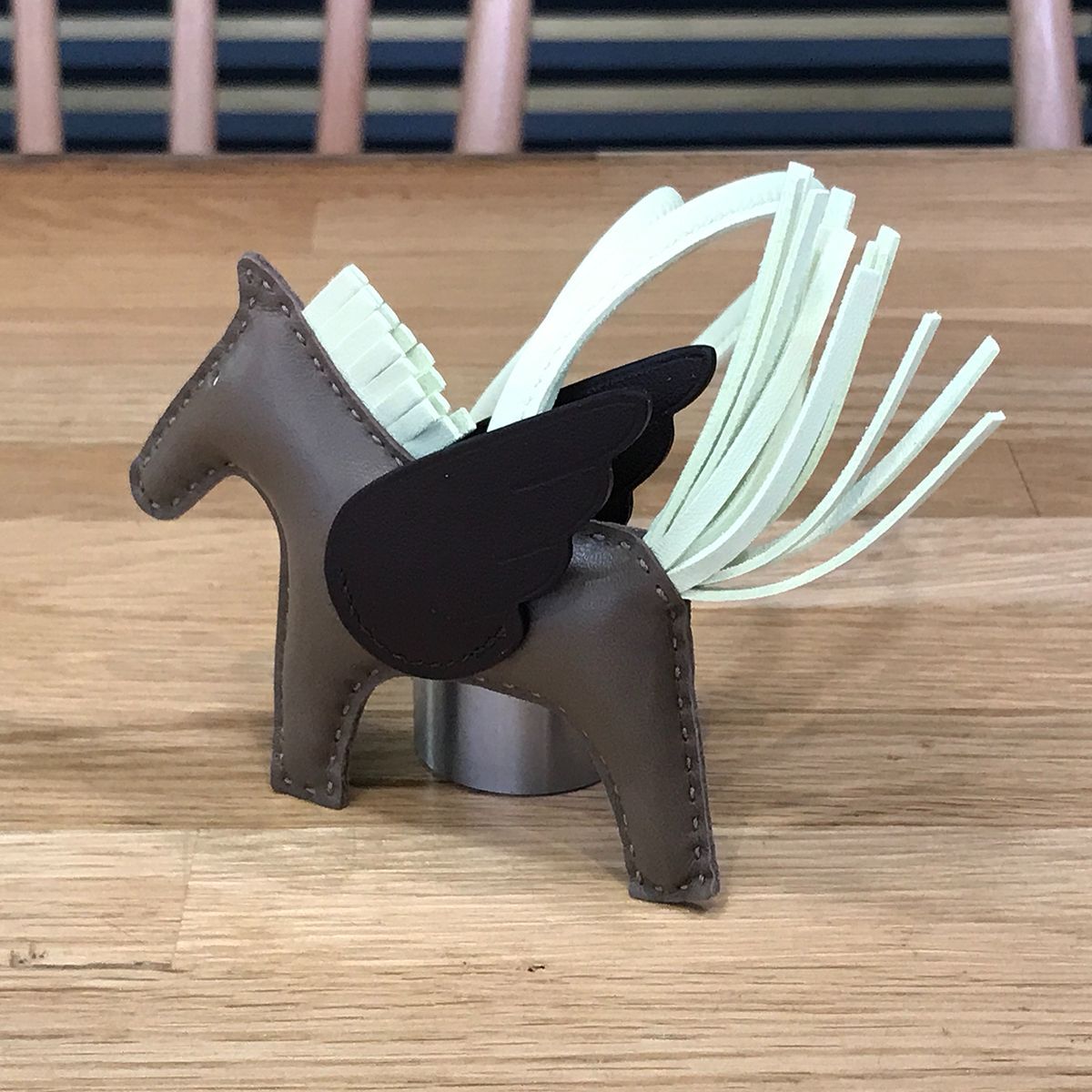 エルメス ロデオ ペガサス PM エトゥープ ルージュセリエ ジョーヌミルトン W刻印 バッグチャーム 13206