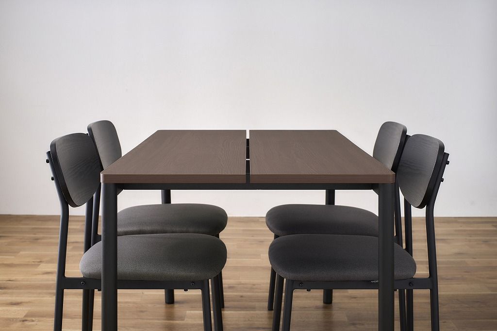 アイリスオーヤマ ダイニングテーブルセット ウォールナット DTS-SL IRIS OHYAMA MARWIL-DEMENAGEMENTS_CH