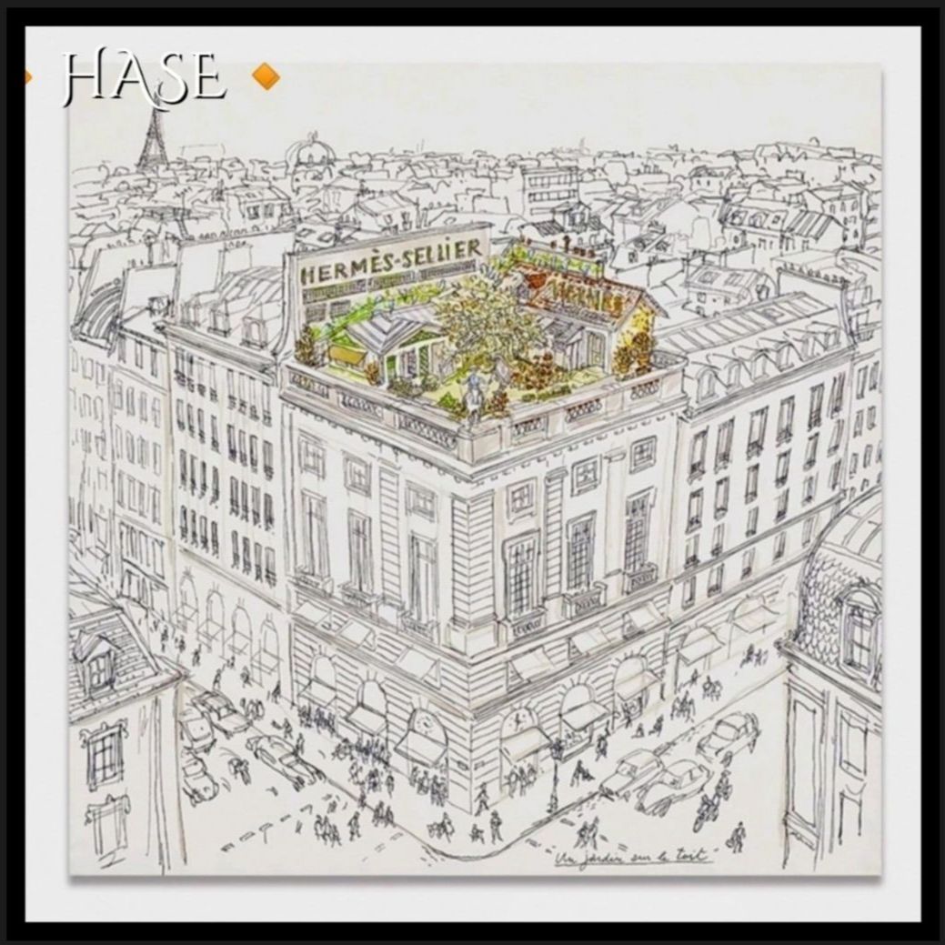 アートポスター サントノレ 屋上庭園 30サイズ ノーフレーム - メルカリ