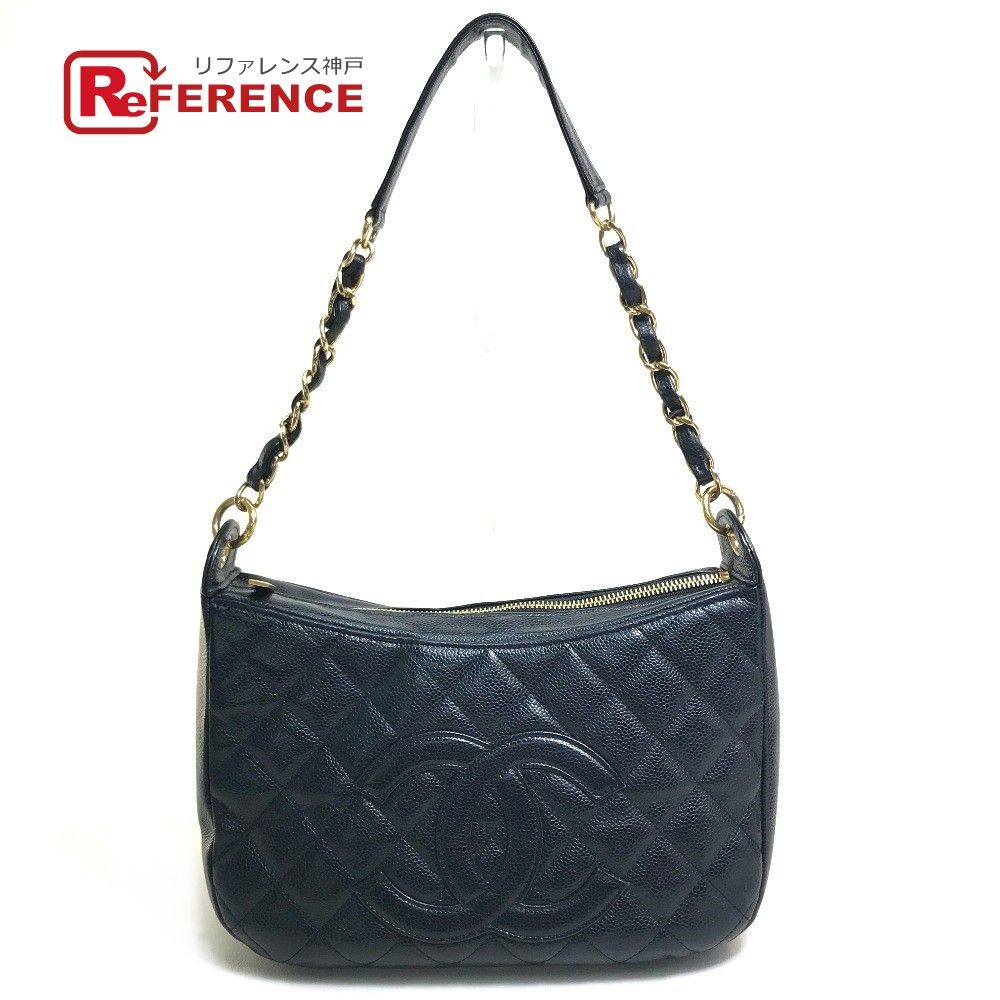 【美品】CHANEL キャビアスキン　マトラッセ　ワンショルダー　肩掛け 美品✨CHANEL キャビアスキンマトラッセワンショルダー肩掛け