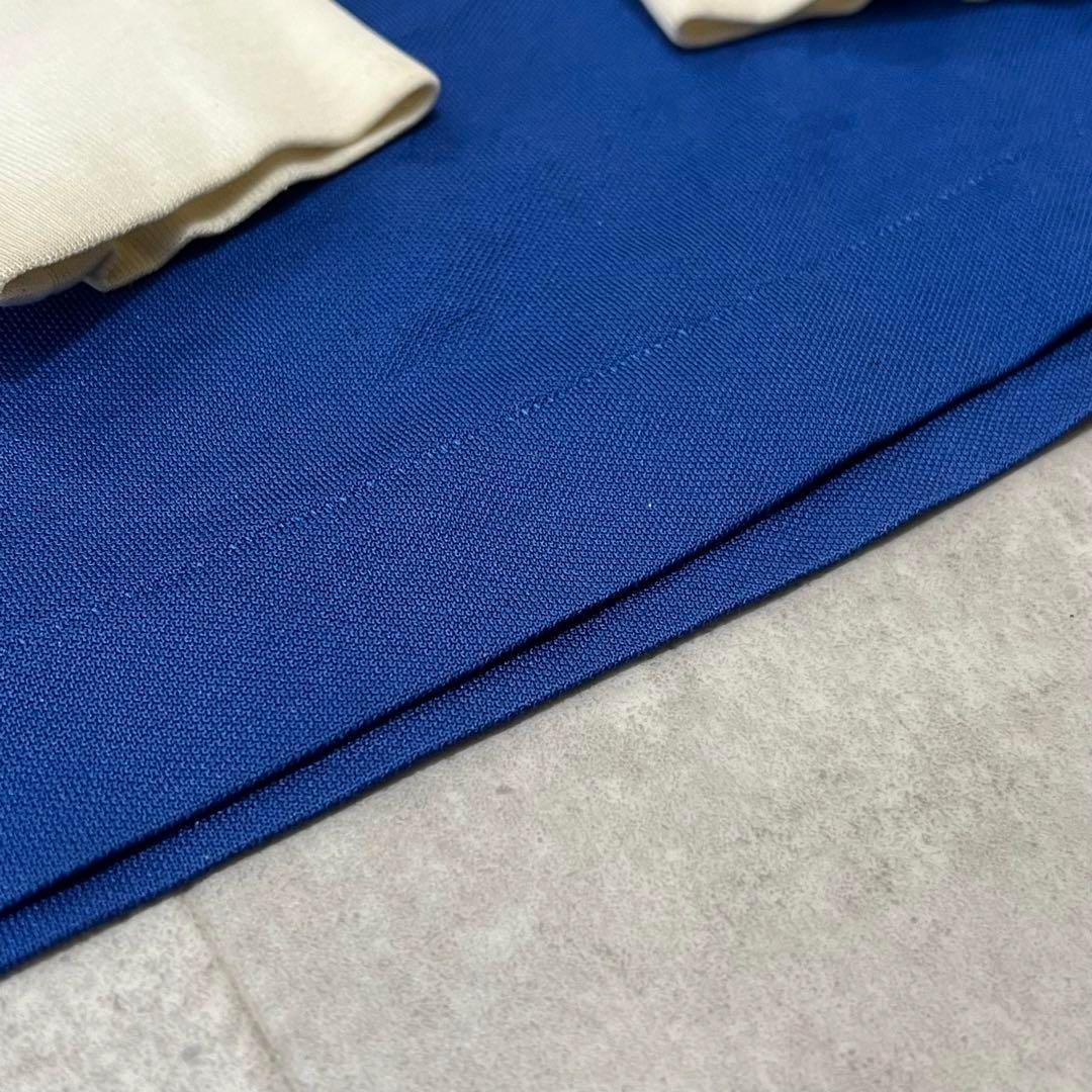 希少 70s 80s アディダス ゲームシャツ ユニフォーム 青 ビンテージ L