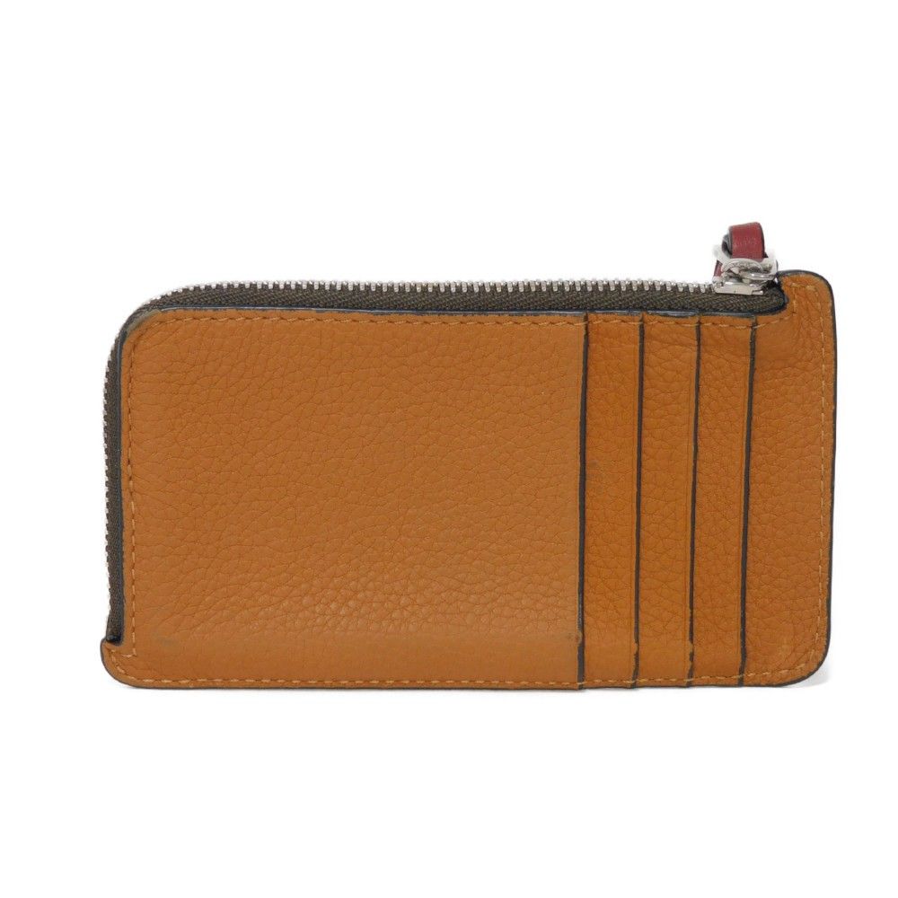 LOEWE バイカラー カードフォルダー＆コイン レザー ケース ☆LOEWE☆バイカラー♪カーフスキン*コインカードホルダー＊各色