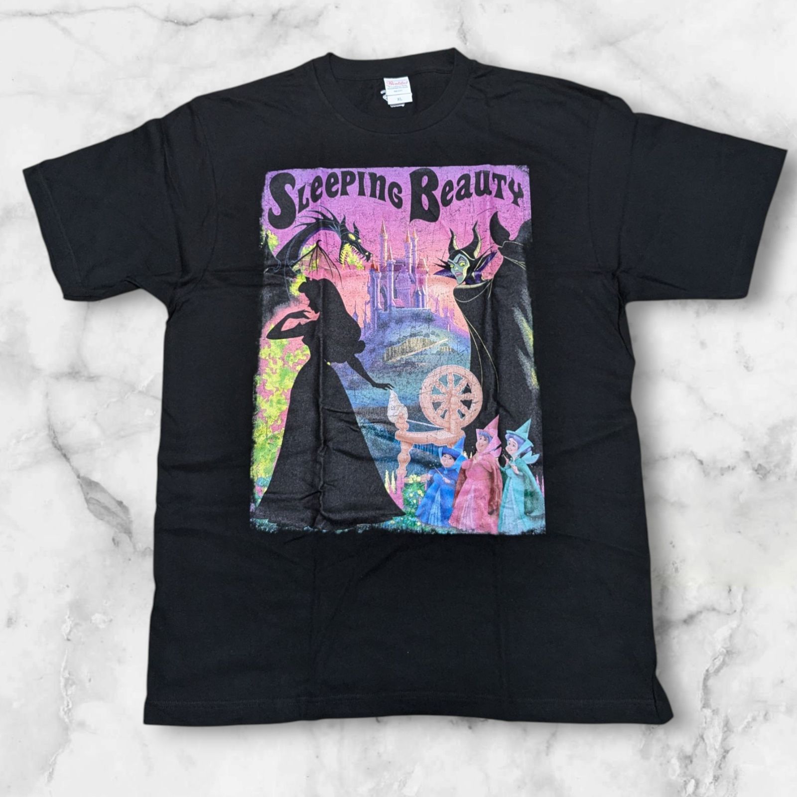 ディズニーランド　カルフォルニア　70周年 眠れる森の美女 長袖Tシャツ ディズニーランド カルフォルニア 70周年 眠れる森の美女 長袖T