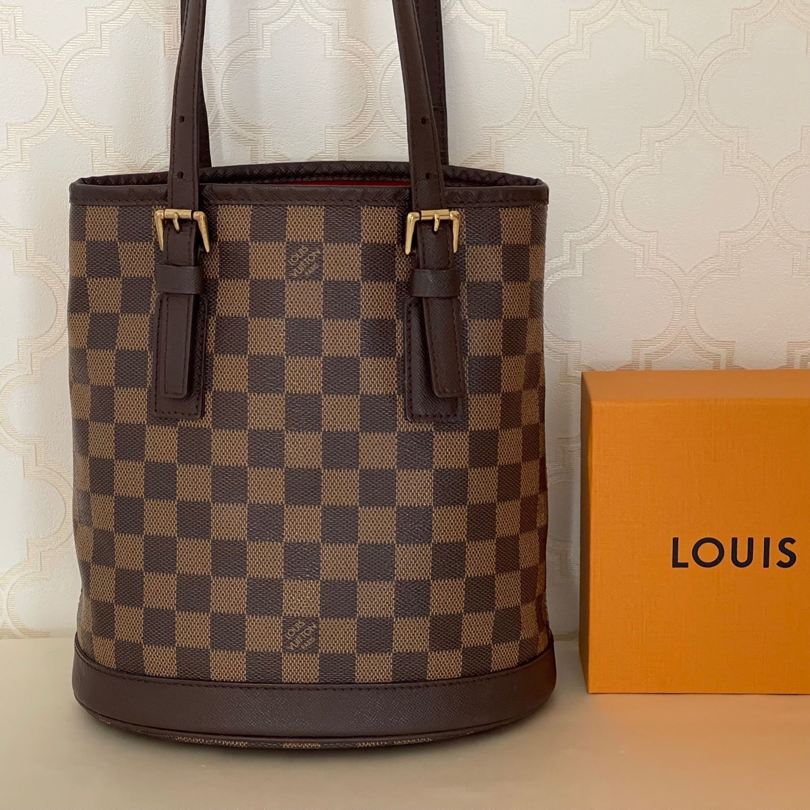 LOUIS VUITTON　ルイヴィトン マレ ダミエ エベヌ ショルダー