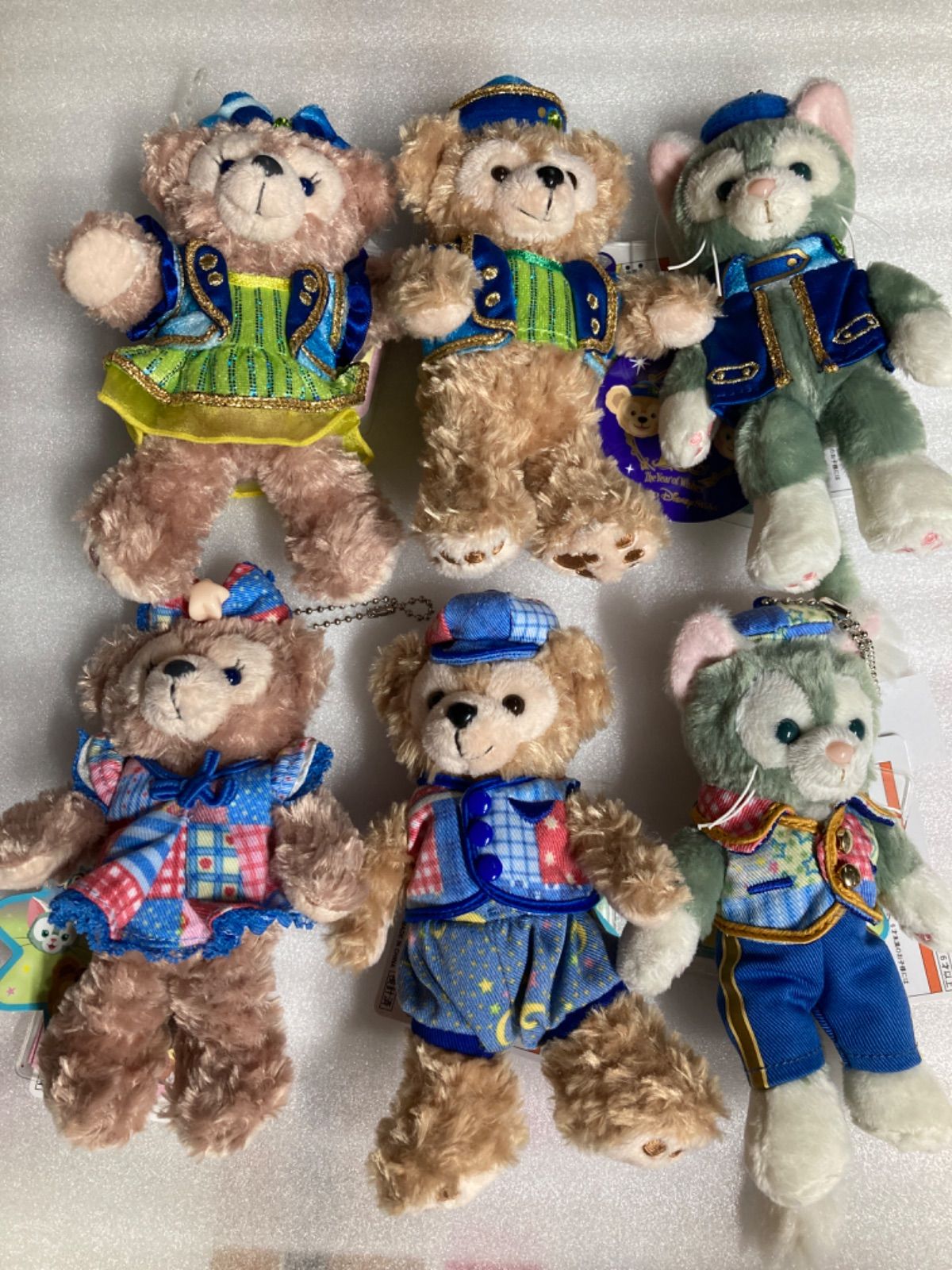 TDS 東京ディズニーシー 15周年 ぬいぐるみバッチ セット