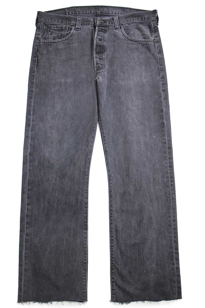 Levi's 501 66前期 カットオフデニム バックポケット裏シングル ボタン裏6 USA