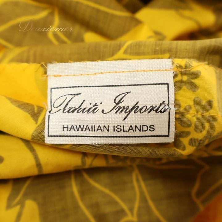 フラダンス 衣装 パウスカート イエロー系 タヒチインスポーツ フラ