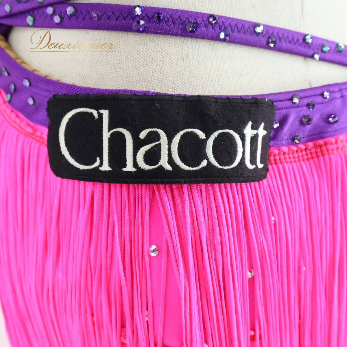 チャコットピンク社交ダンスワンピース 日本製 社交ダンス衣装】ピンク Chacott チャコット ラテン