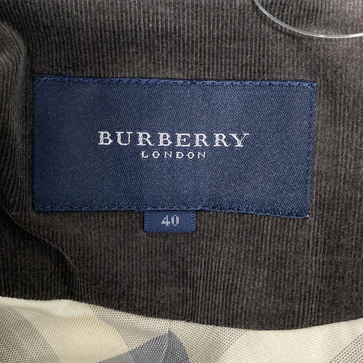 Burberry LONDON バーバリーロンドン ジャケット サイズ40 L レディース - ダークブラウン 長袖 秋 春 GULLKHAN_COM