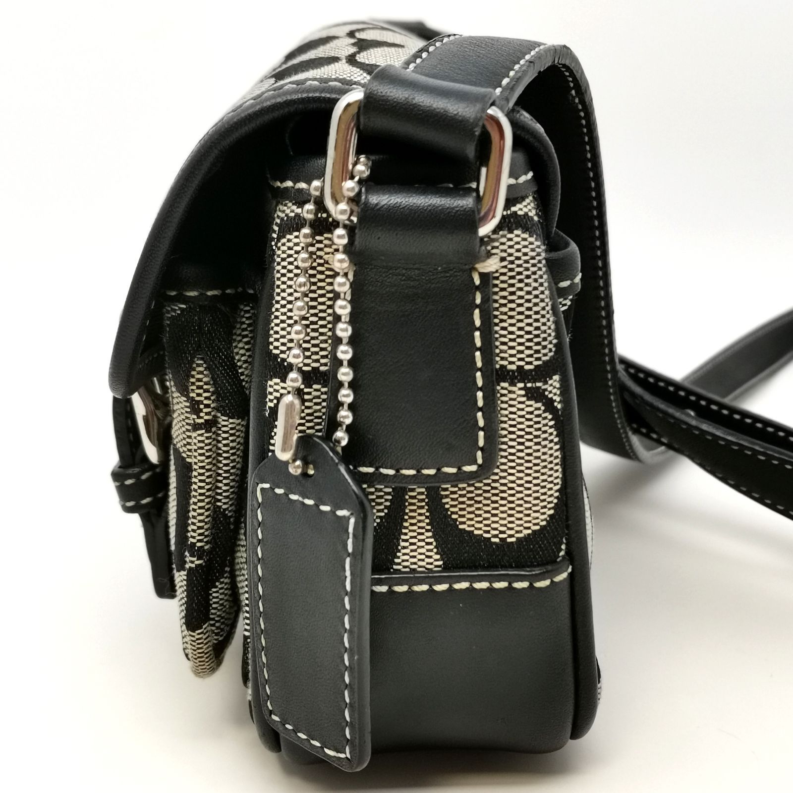 COACH コーチ シグネチャー ミニショルダーバッグ キャンバス