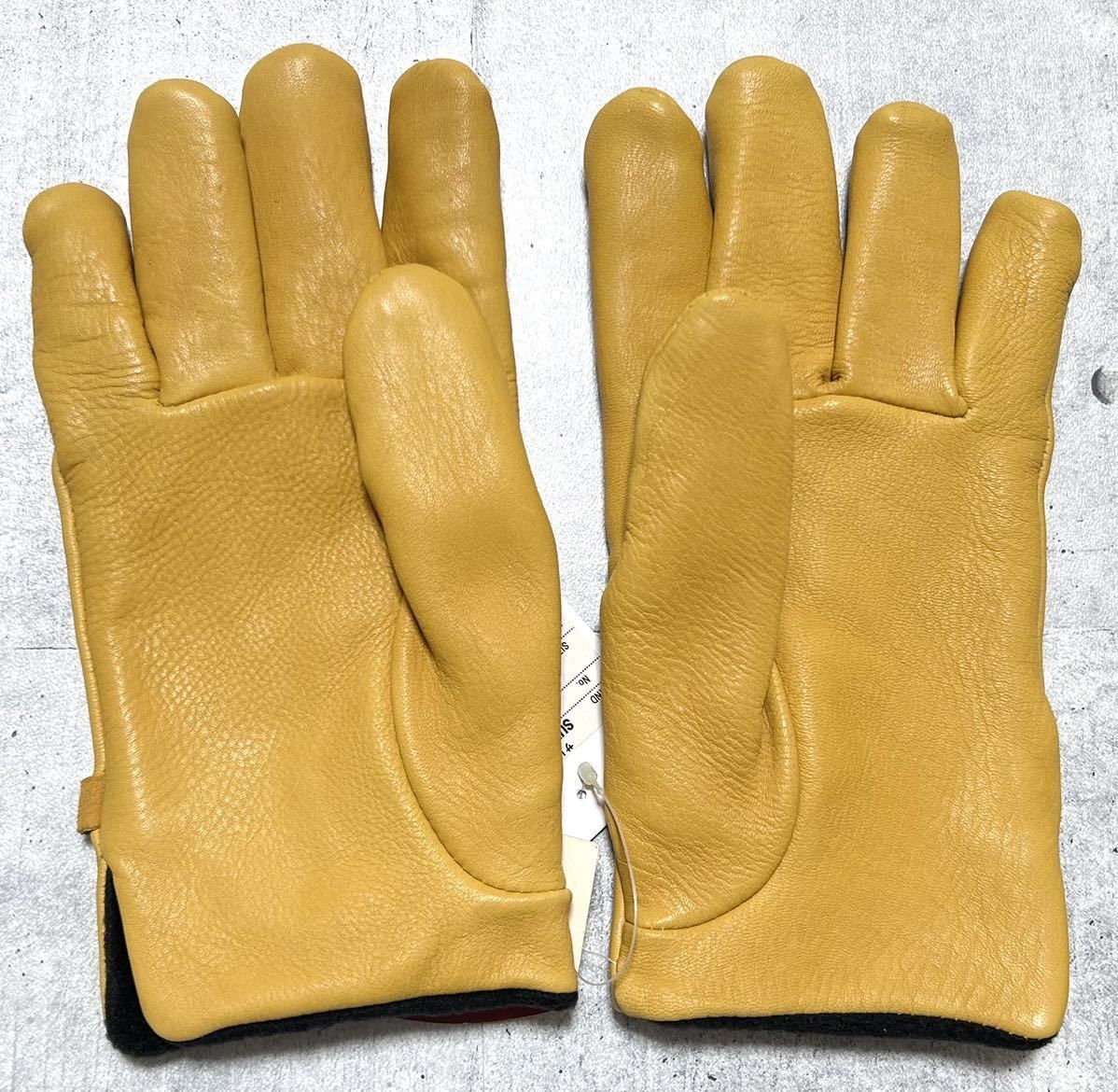 上質 USAヴィンテージ ディアスキン 革手袋 デッドストック ベージュ 7 上質 USAヴィンテージ ディアスキン 革手袋 デッドストック