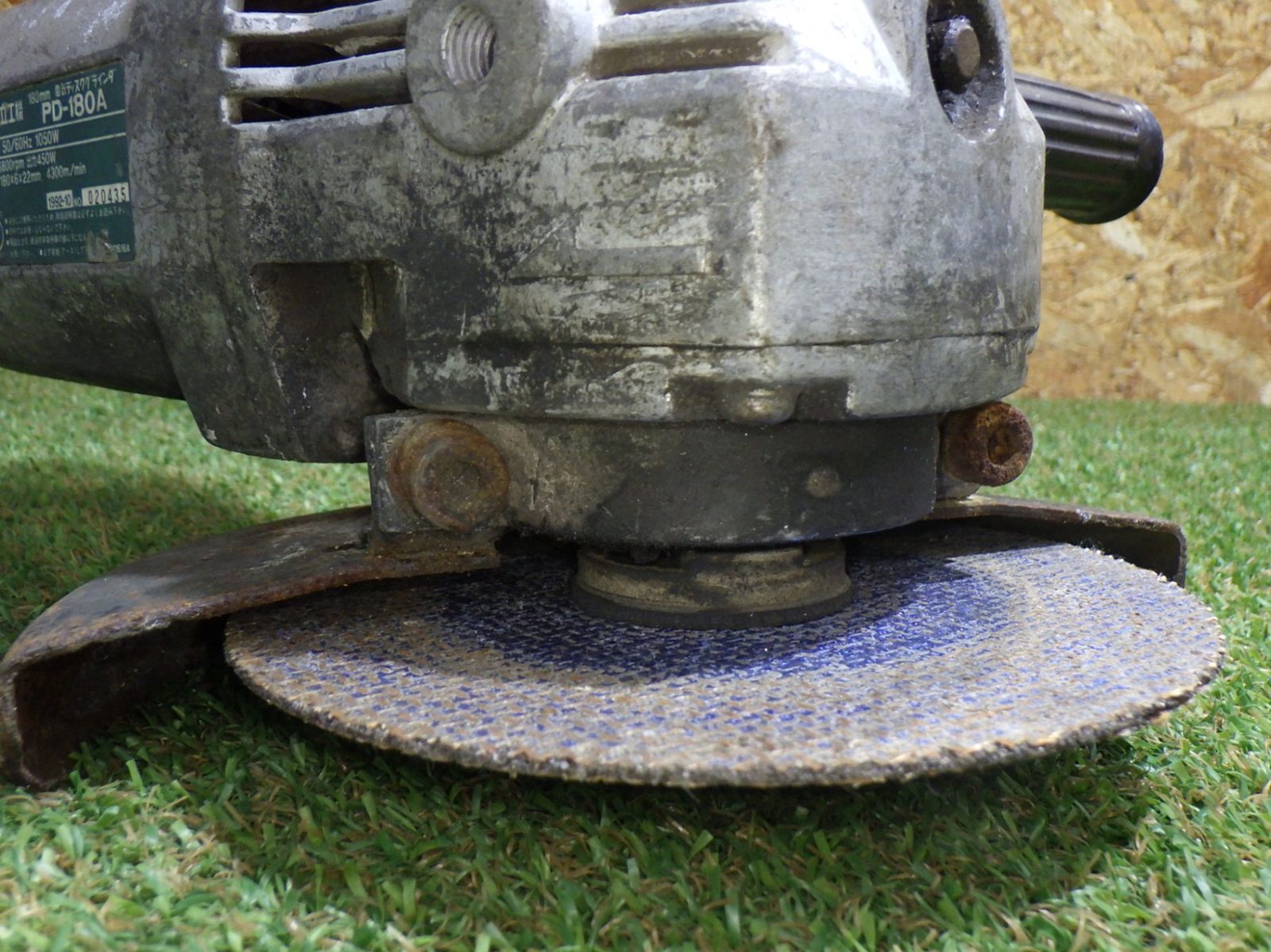 日立 グラインダー PD-180A 切断 研磨 バリ取り 仕上げ 角を丸くする