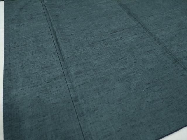  平和屋着物 男性 紬 アンサンブル 色無地 御召茶色 正絹 yc 着物セット 着物 浴衣