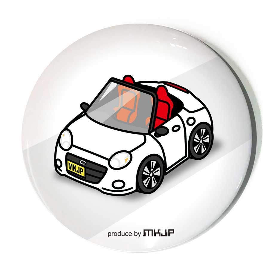缶バッジ キーホルダー 丸型 31mm 54mm 車 ダイハツ コペン セロ