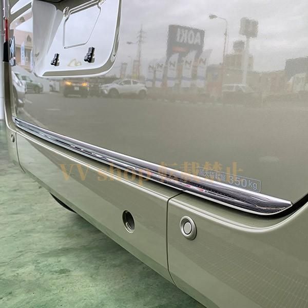 ホンダ N-VAN JJ1 2 リアゲートトリム バックドアガーニッシュステンレス製 鏡面仕上げ カスタム パーツ 外装 4375
