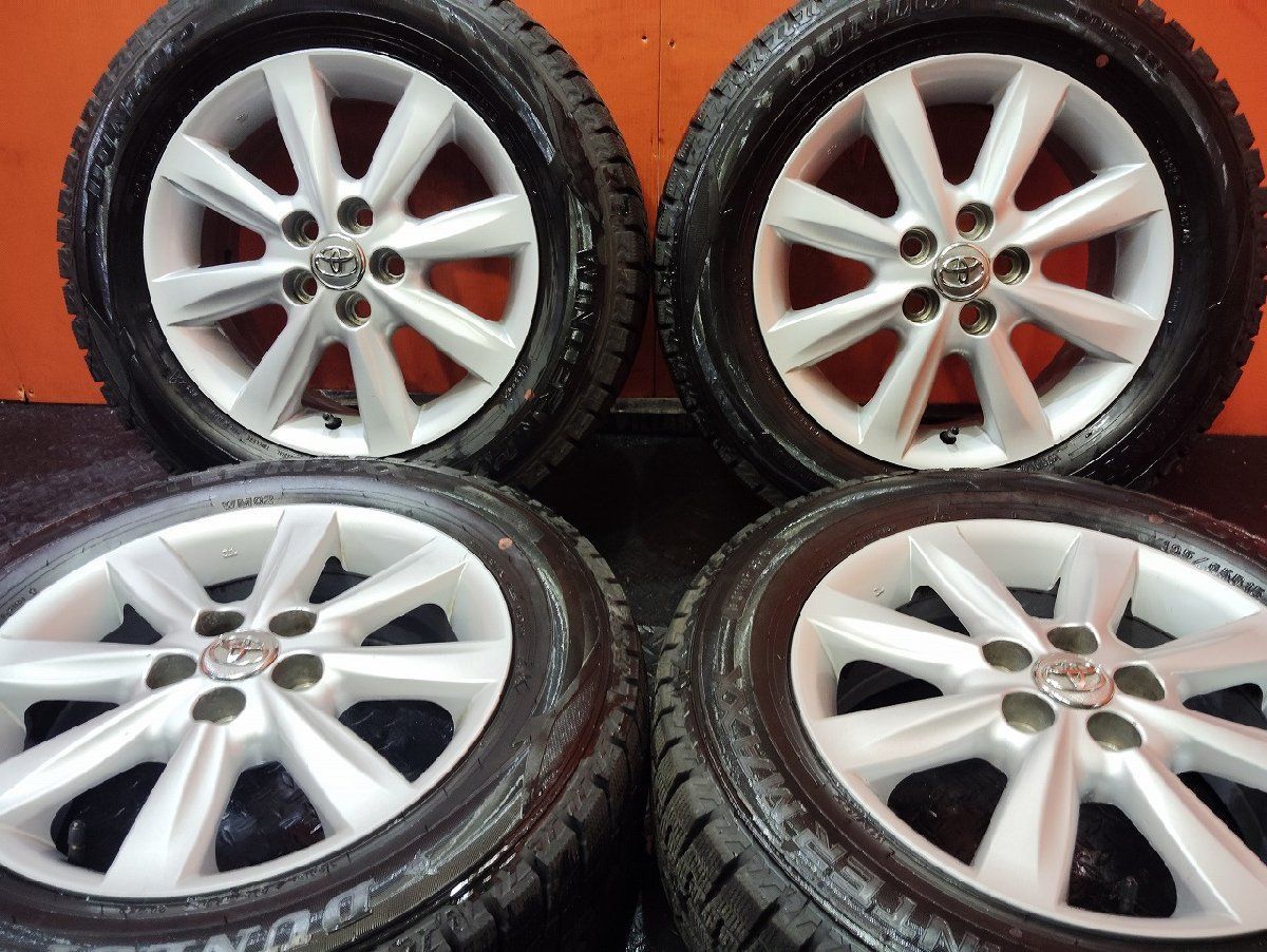 DUNLOP WM02 195/65R15 スタッドレス【トヨタ ウィッシュ 純正ホイール