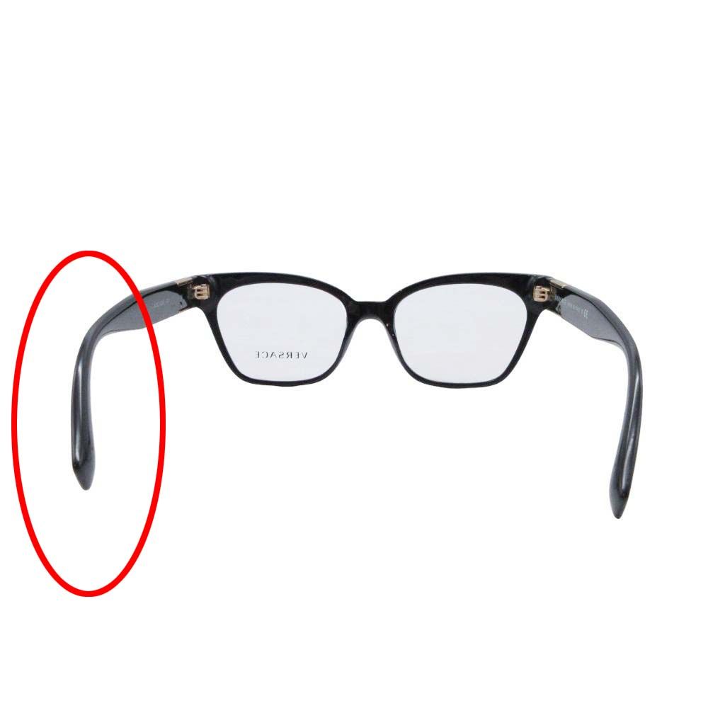 新品同様 VERSACE ヴェルサーチ メデューサ メガネ 眼鏡 アイウェア  