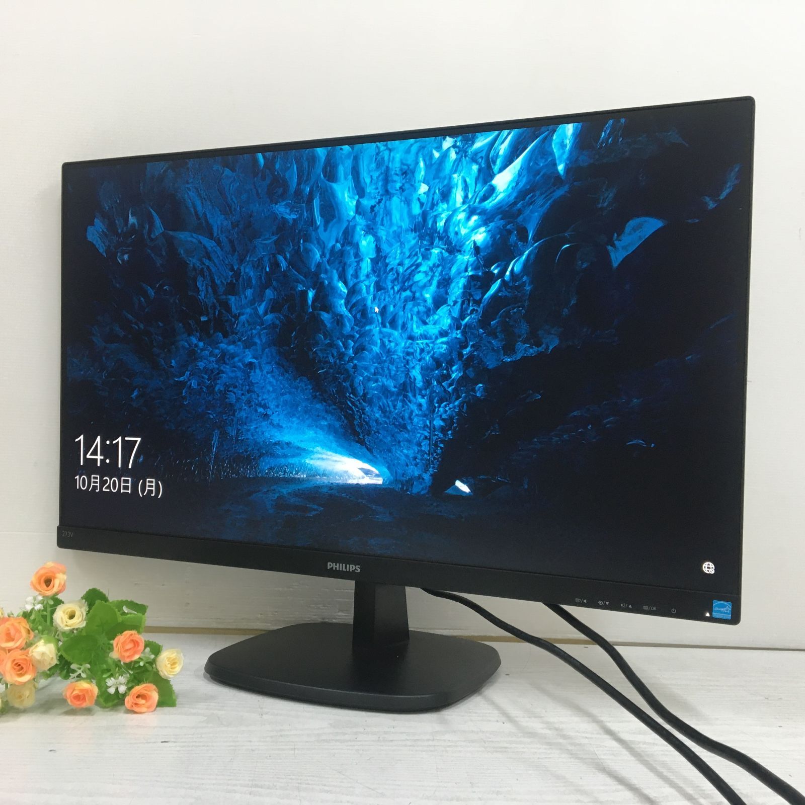 美品✨PHILIPS 27インチ フルHD ディスプレイモニター 本体 モニタ