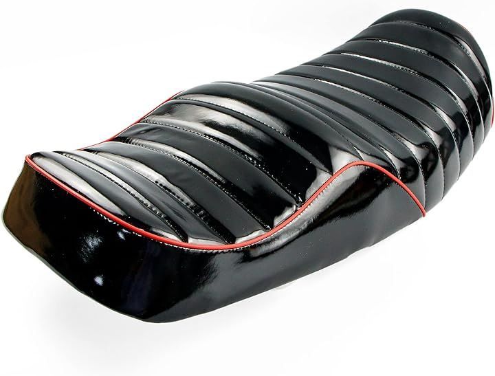 motokagura CB400SF CB400SB NC39 1999-2006 NC42 2007-2025 全年式対応 シート ブラックエナメルレッド 純正品と