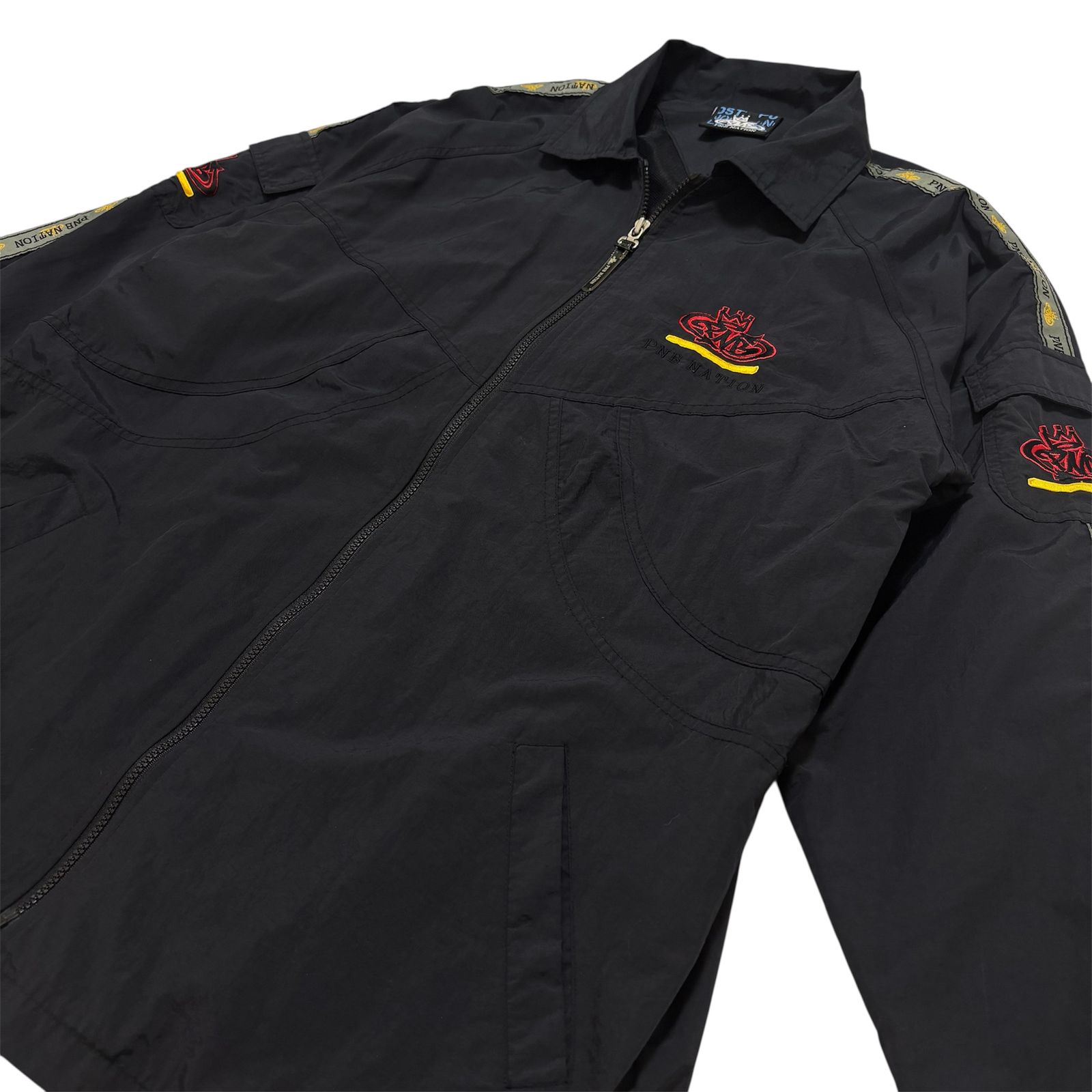 古着 ピーエヌビーネイション PNB NATION ナイロンジャケット