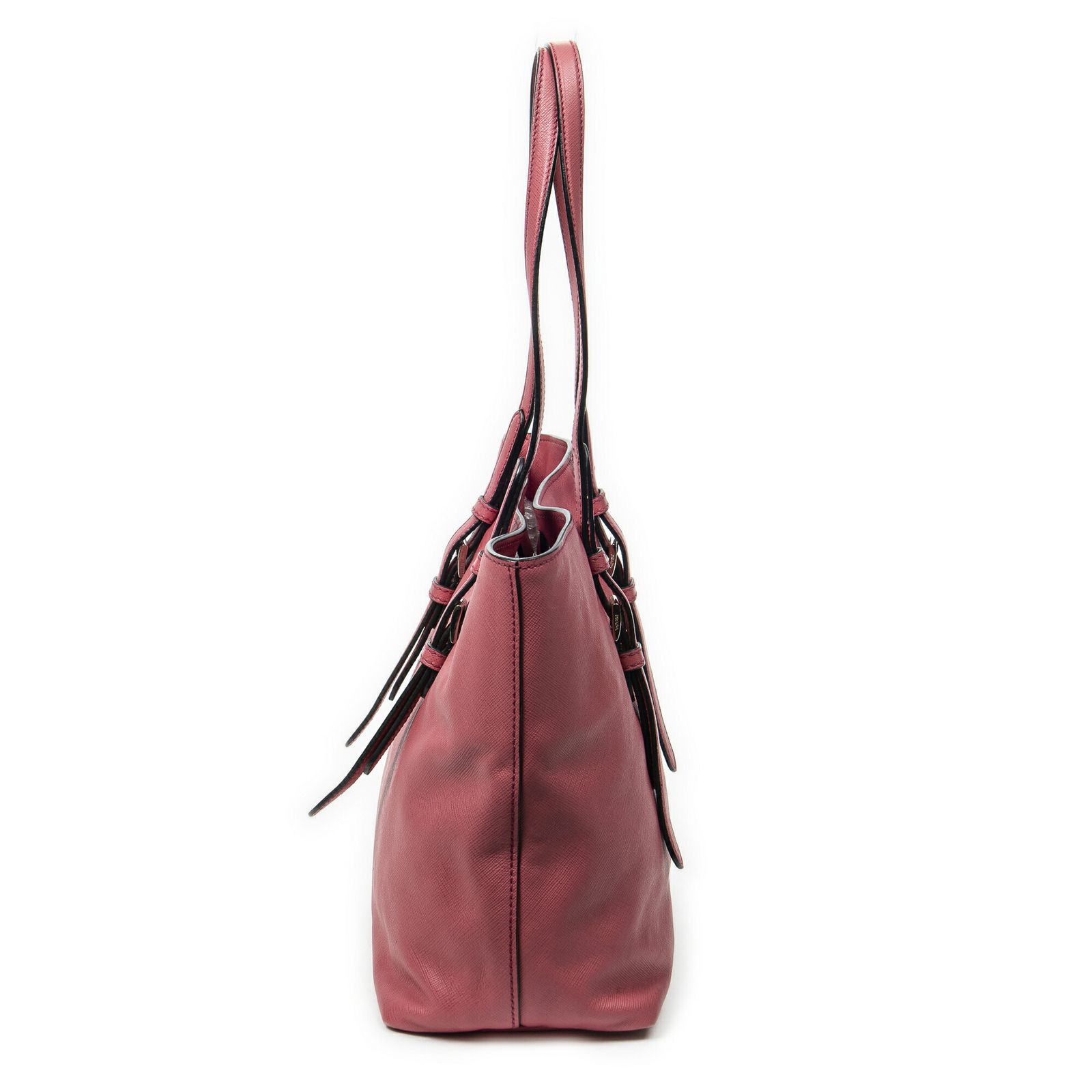 PRADA プラダショッピングトートピンクサフィアーノレザーA