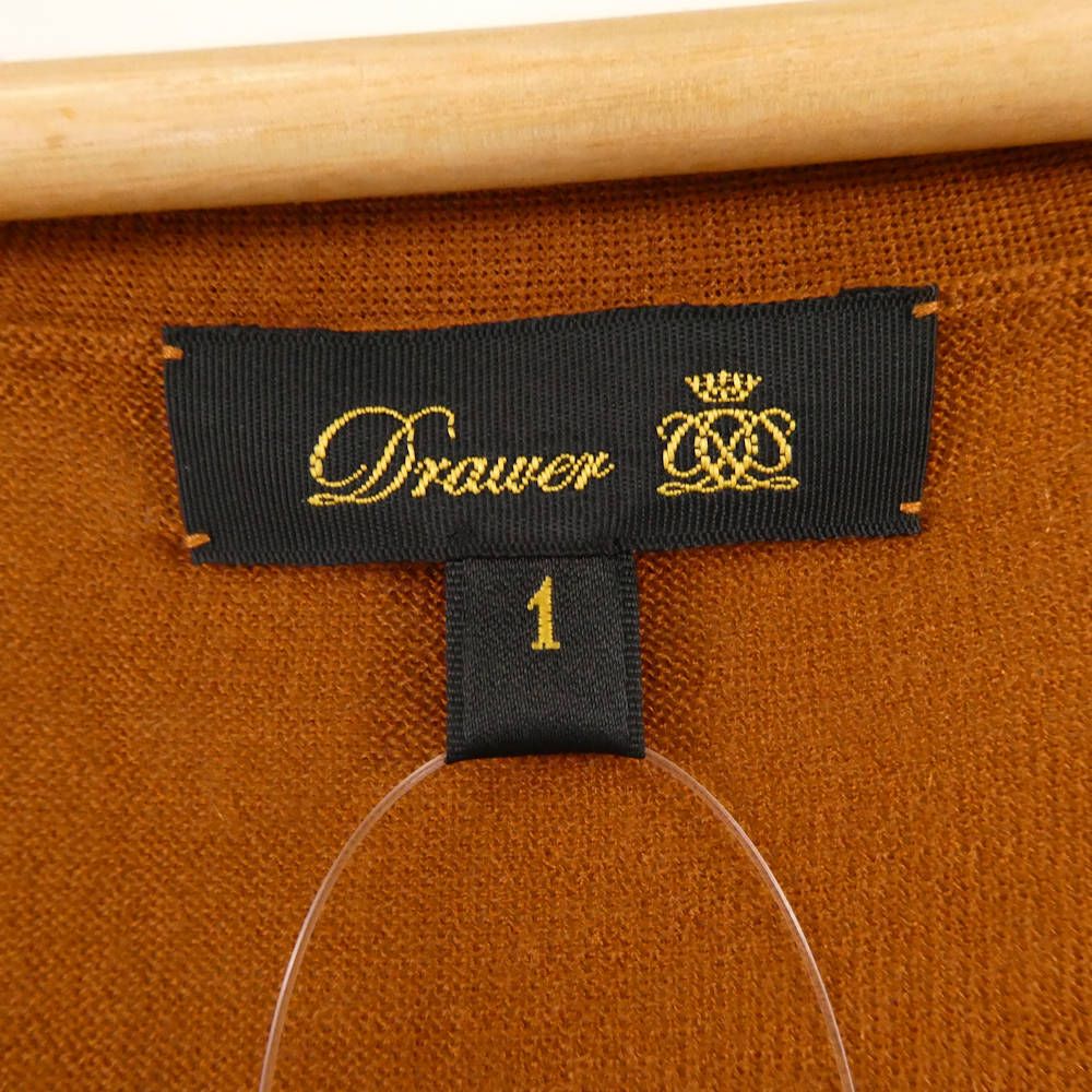 Drawer ドゥロワー 1513-106-3449 ニット 1 シルク カシミヤ Vネック 長袖 レディース 高検索ワード オフィスカジュアル