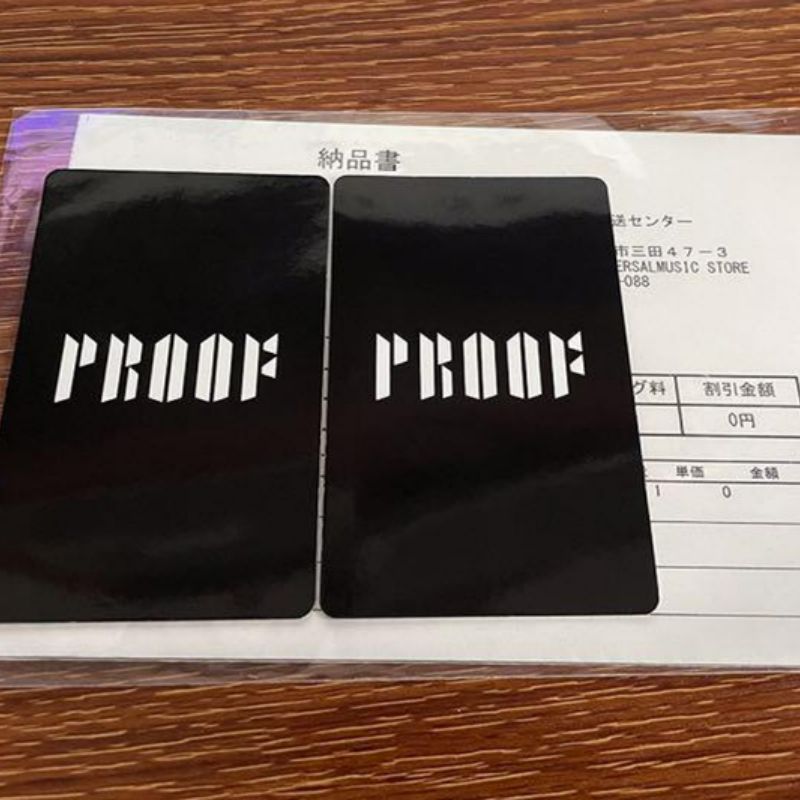 防弾少年団 BTS PROOF ユニバ JPFC ラキドロ グクトレカ JK