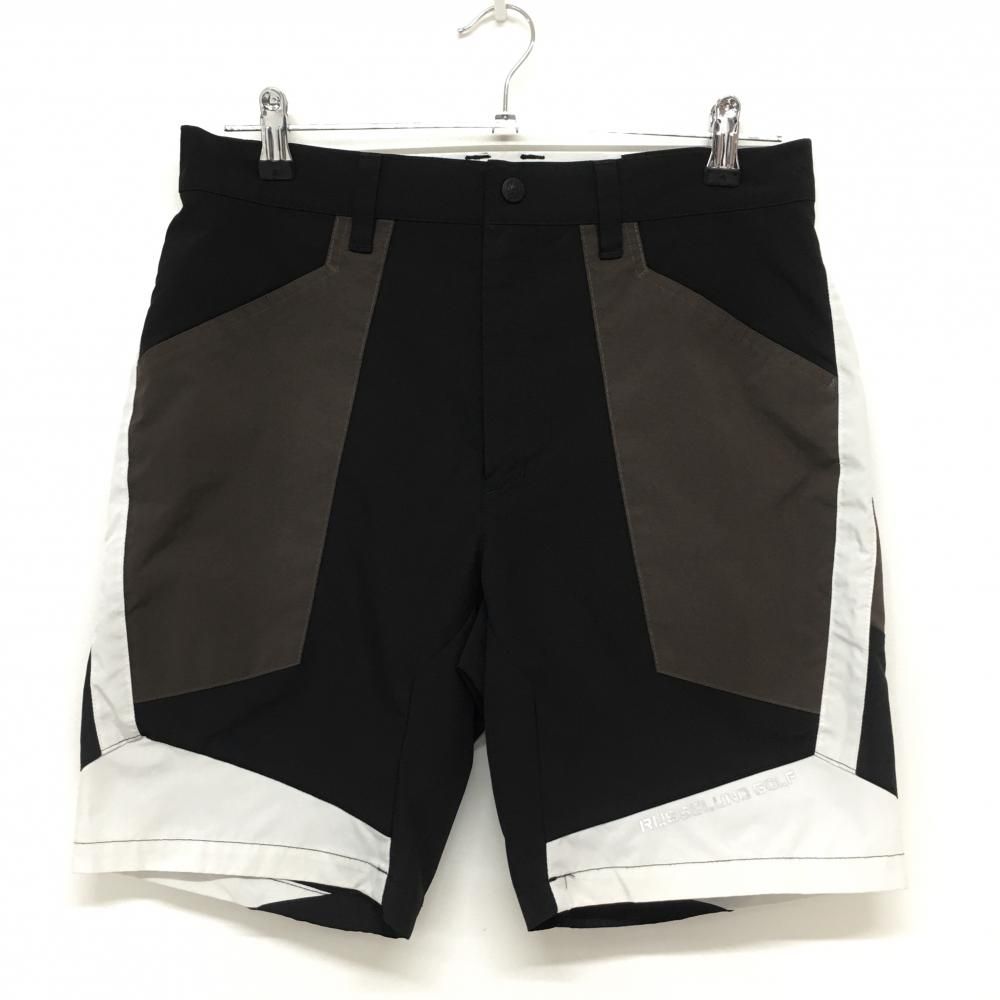 新品　ラッセルノ Russeluno Golf ハーフパンツ　メンズ 新品 ラッセルノ ハーフパンツ ショートパンツ ストレッチ ドル紙幣