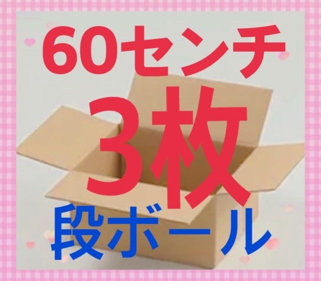 60センチダンボール3枚　✴️少し必要！✴️