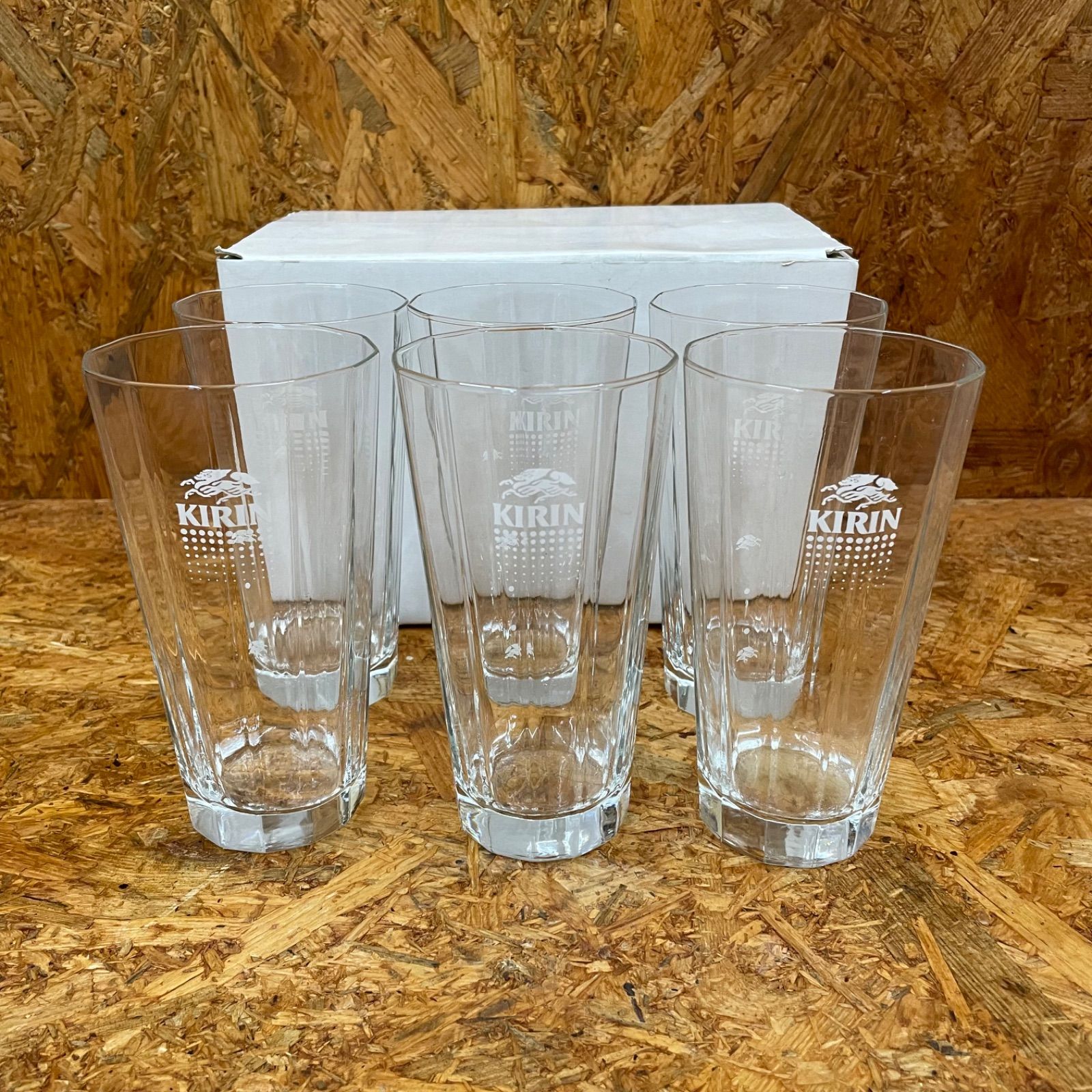 ★超激レア国産ナイトドライビンググラス新品未使用デッドストック メルカリ唯一無二 未使用 非売品 KIRIN カクテルグラス 6個セット キリン ノベルティ