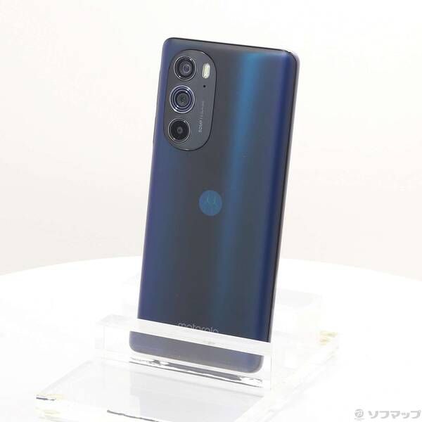 中古品〕 motorola edge 30 pro 256GB コスモブルー PASS0022JP