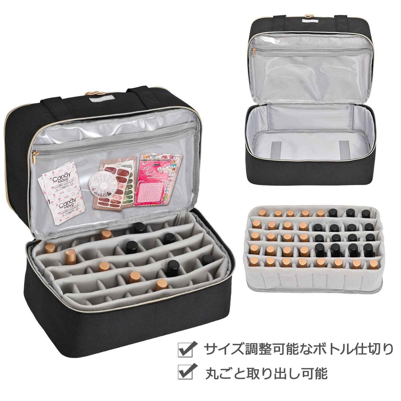 ネイルグッズ ジェルネイル収納 バッグ シャレドワネイルアート機器