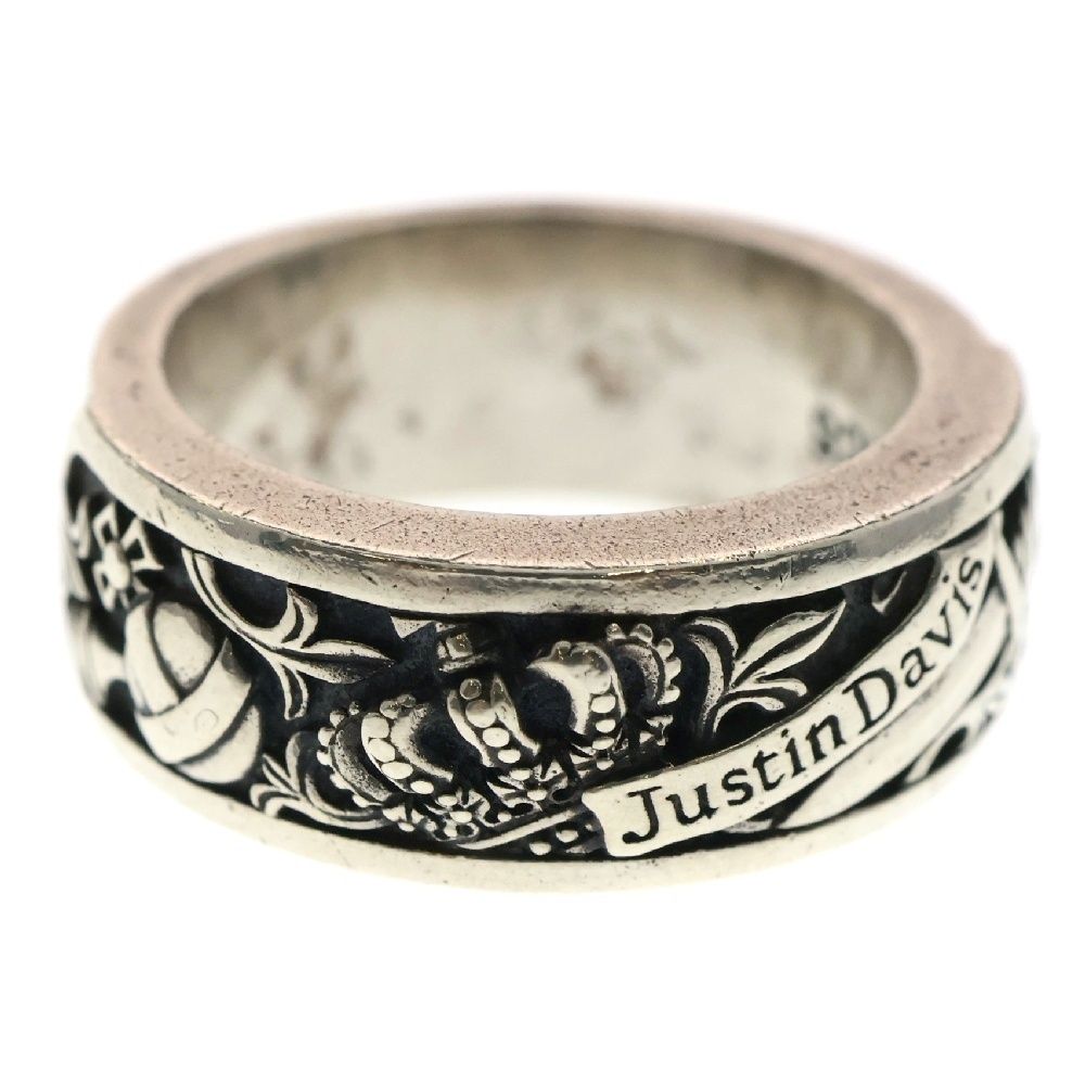 アクセサリー Justin Davis SRJ202 HOLY SACRAMENT RING Justin Davis Holy Sacrament Ring SRJ202 Silver 925 Crown