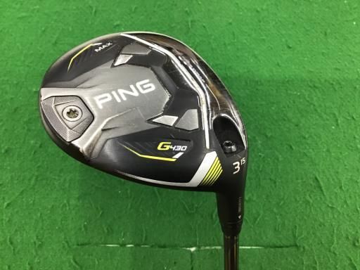 ピン G430 MAX 3W フェアウェイウッド FW PING TOUR 2.0 BLACK 65 FW フレックスS メンズ 男性用 右利き 右用 Dランク ゴルフクラブ