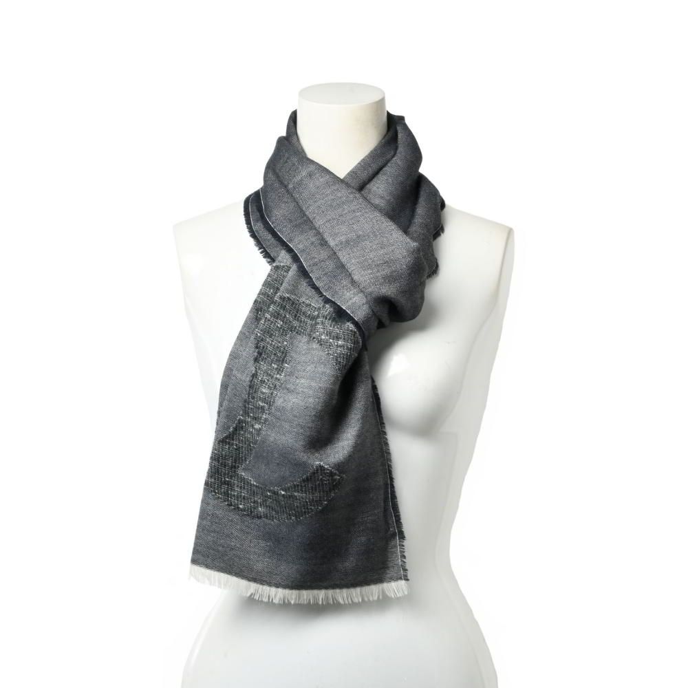 CHANEL カシミヤシルク混 ココマーク ストール マフラー - メルカリ