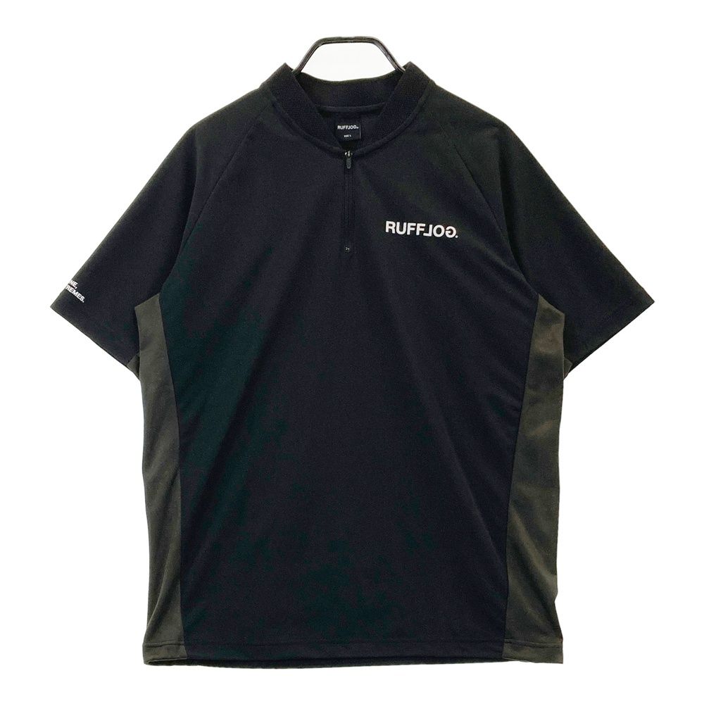 サイズ：L RUFFLOG ラフロッグ 2024年 モックネック 半袖Tシャツ