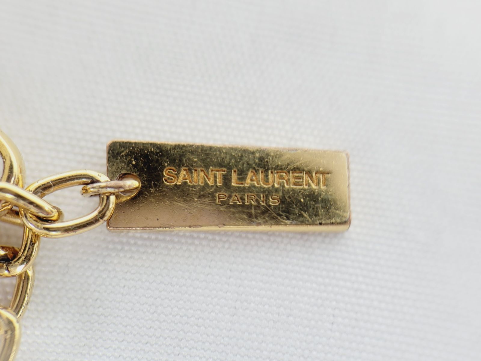 SAINT LAURENT サンローラン オピウムモノグラムツイスト YSLロゴ ブレスレット アクセサリー ゴールド レディース - メルカリ