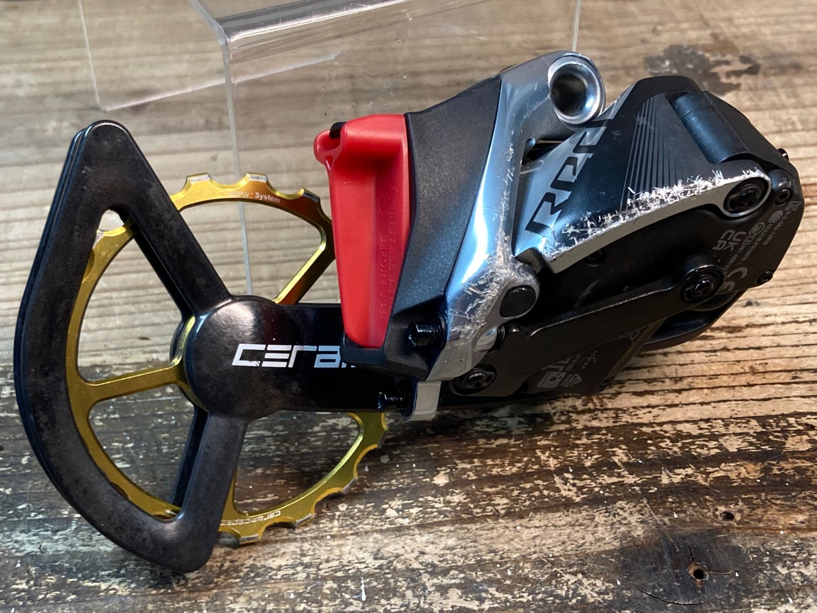 JE871 スラム SRAM レッド RED eTap AXS D1 リアディレイラー 12s 電動 CERAMIC SPEED