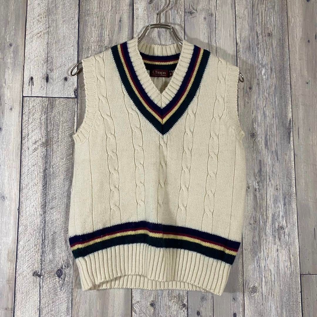 Chaps RALPH LAUREN チャップス ラルフローレン ニット ベスト - メルカリ