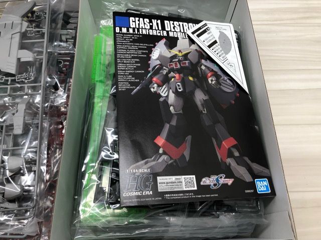 HG GFAS-X1 デストロイガンダム 機動戦士ガンダムSEED DESTINY 未組立 【G1580-007】113 HG GFAS-X1 デストロイガンダム 機動戦士ガンダムSEED DESTINY