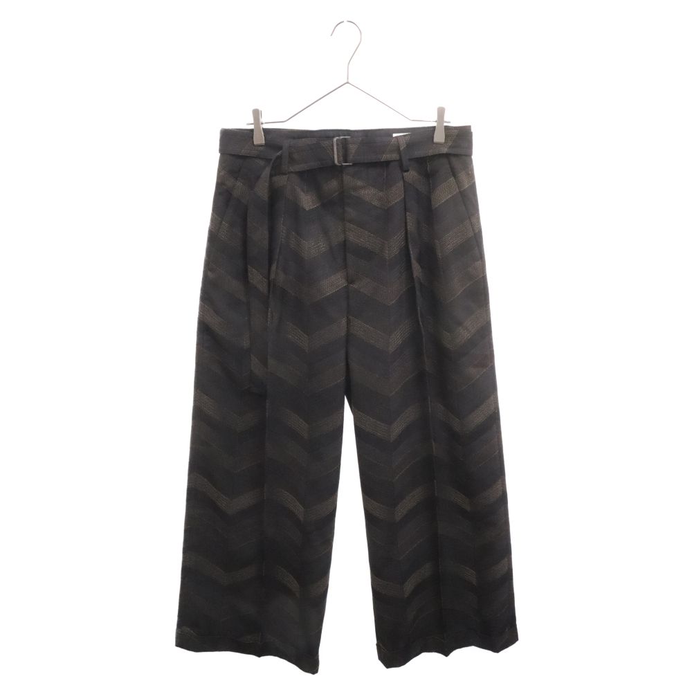 IRENISA (イレニサ) 24SS BELTED BUGGY TROUSERS ベルテッド バギー トラウザーズパンツ  IH-24SS-P029-NS ブラック