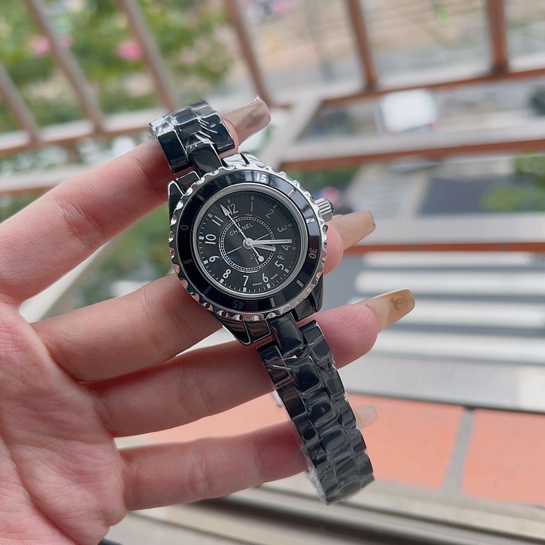 CHANEL 時計ジッパー付きソフトケース 2個セット シャネル CHANEL シャネル J12 ソフトブルー 世界限定1200本