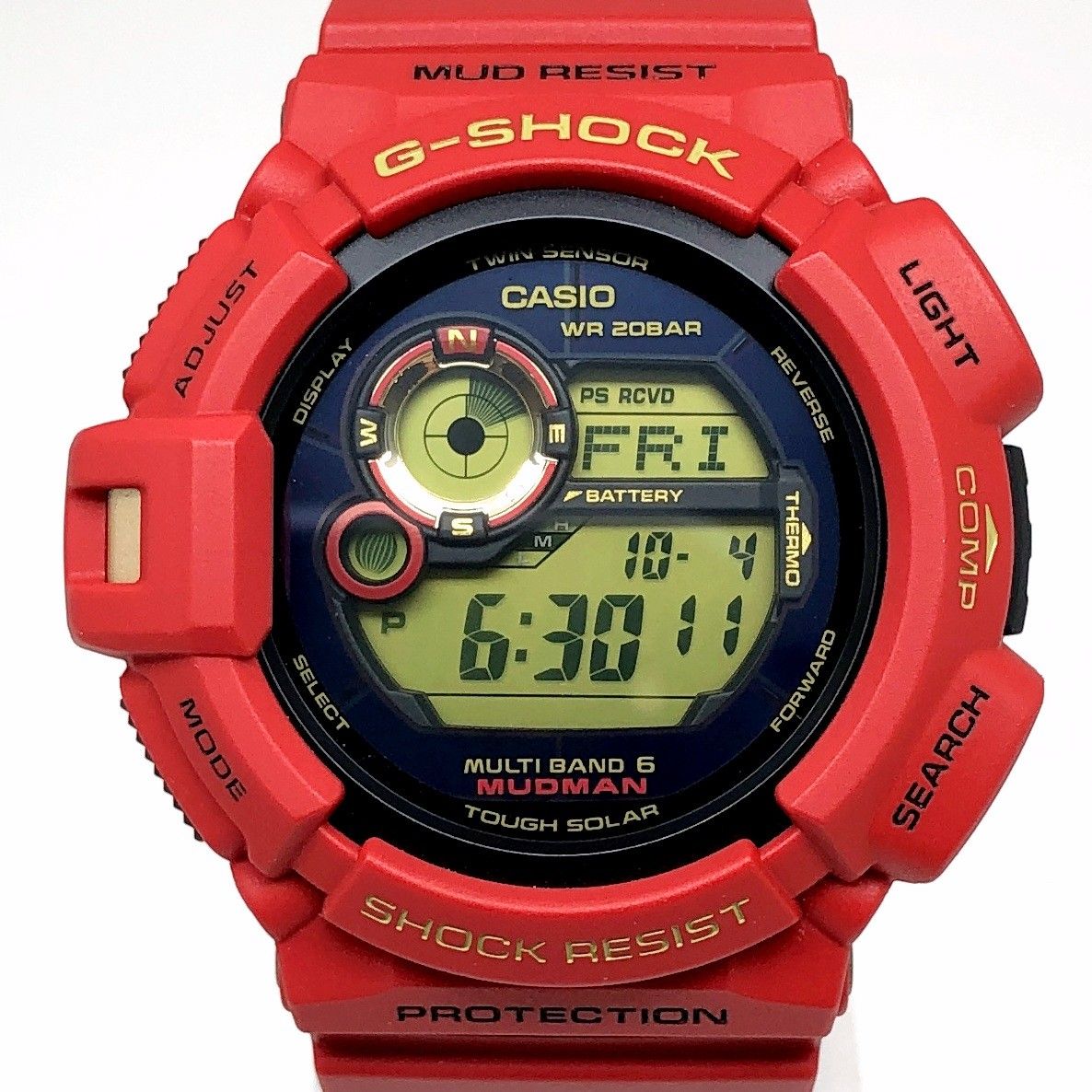 G-SHOCK ジーショック GW-9330A-4 30th ANNIVERSARY MUDMAN 30周年記念 ライジングレッド マッドマン  2012年9月発売 - メルカリ