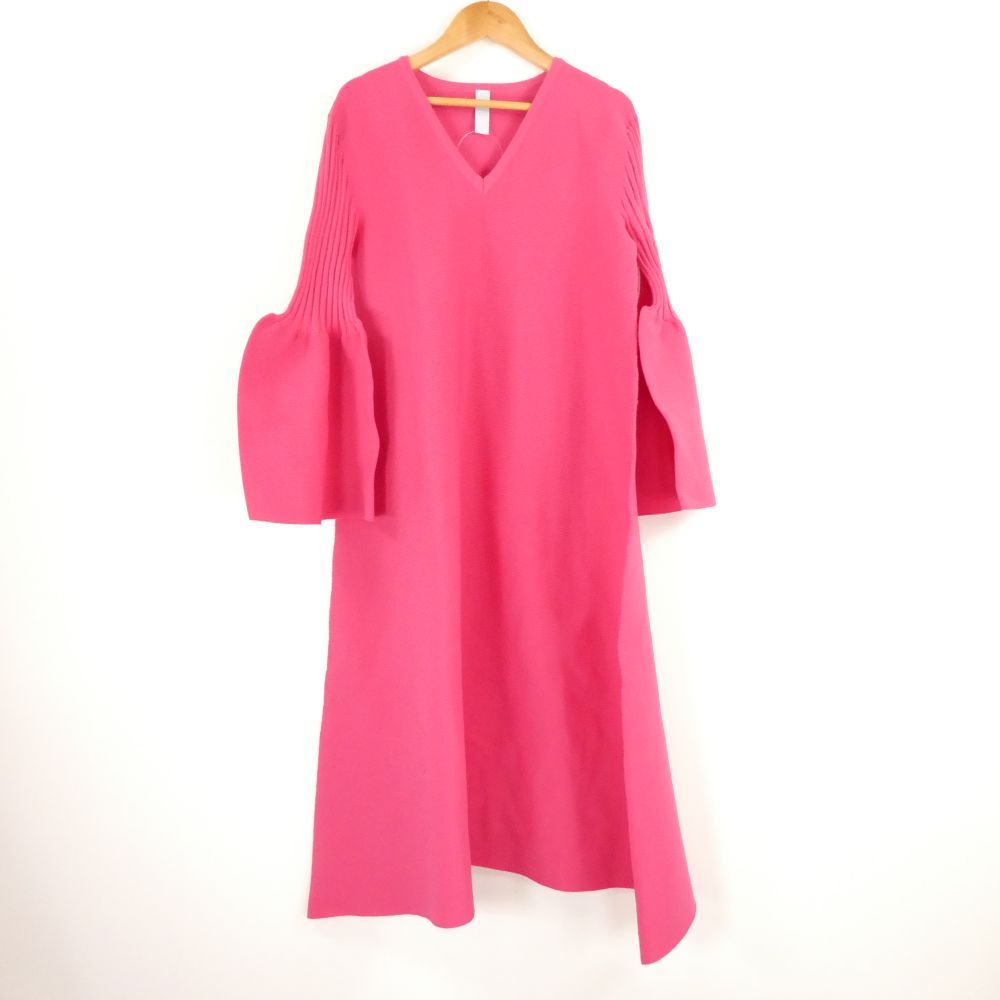 CFCL シーエフシーエル POTTERY KAFTAN ポッタリーカフタン ワンピース 1点 1 ポリエステル100％ 七分袖 ロング丈 ニット ドレス レディース AU3178A33